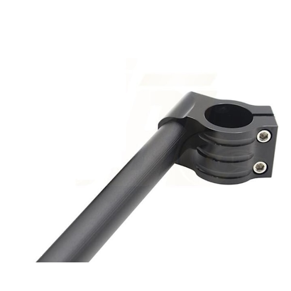 Tilbehør til modifikation af motorcykel, CNC-delt styr, universalstyr i aluminiumslegering (sort)，