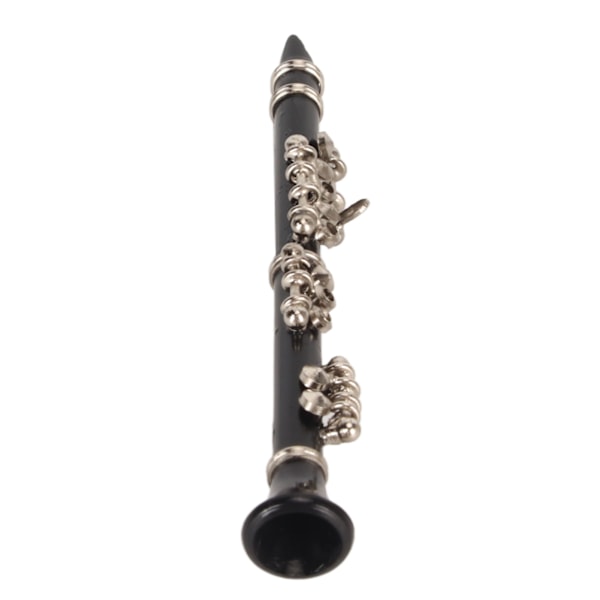 \"Mini Klarinet Model med Stativ og Etui - 3,15-tommer Skrivebordsdisplay Musikinstrument\"