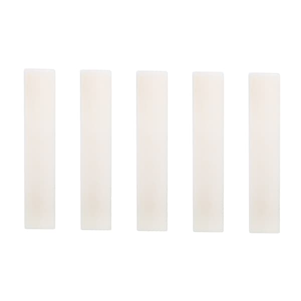 5 st DIY Blanka Buffelbensträngkuddar för Klassisk Elektrisk Akustisk Gitarr 52x6x10mm