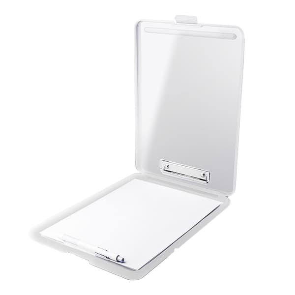Urklipp Plast Utrymmesbesparande Urklipp Pappersmaterial Presentpapper Dokument Vit