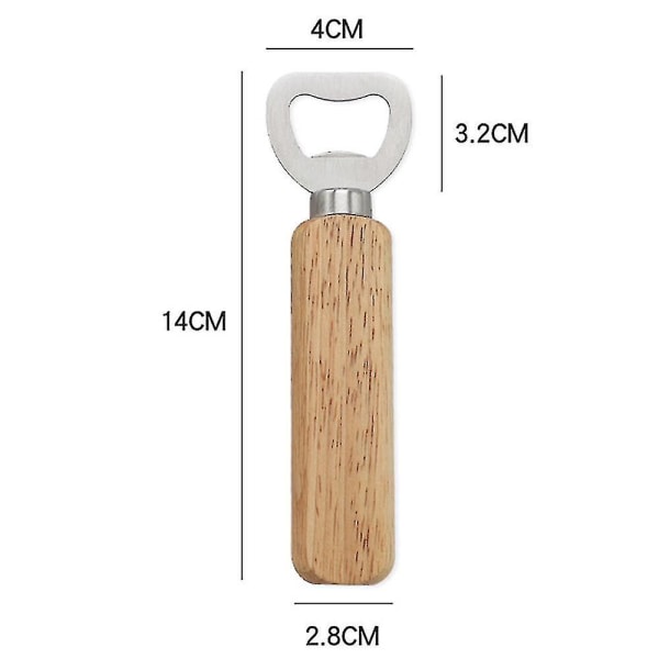 9 stk Bartender Treøl Cap Opener For Groomsmen Gaver