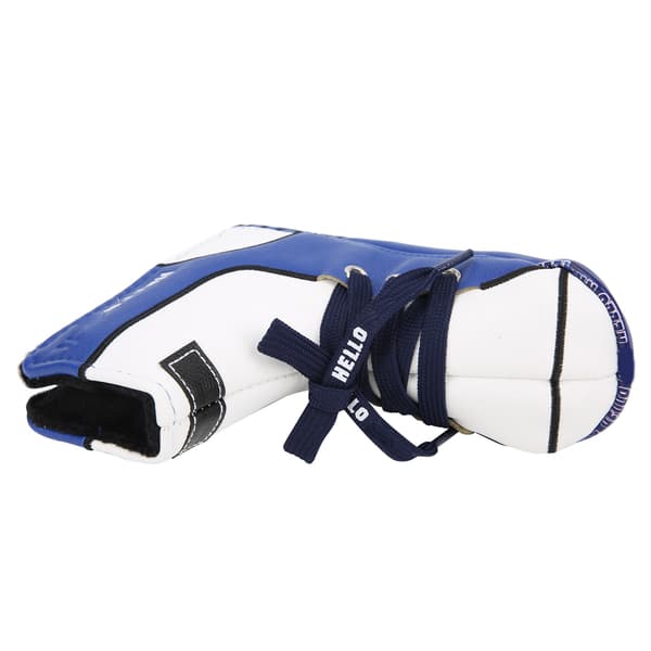 PU Lær Vanntett Magnetisk Golfkølle Headcover Blå Sko Stil Hodebeskyttelse