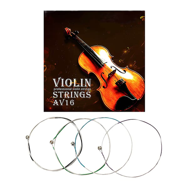 4 st Violinsträngar Jämn Spänning Universal Stål Professionella Ersättningstillbehör