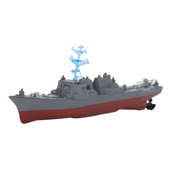 2,4 GHz fjernstyrt mini-båt simuleringskrigsskip vannleke for barn 803A