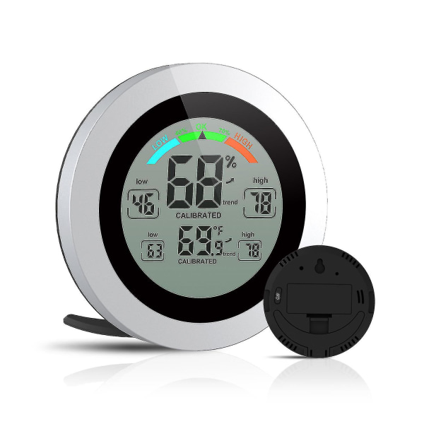 Temperatur- och luftfuktighetsmätare Digital Mini Hygrometer Indikator för inomhusmätare Hemrum Väderstation Style 8602