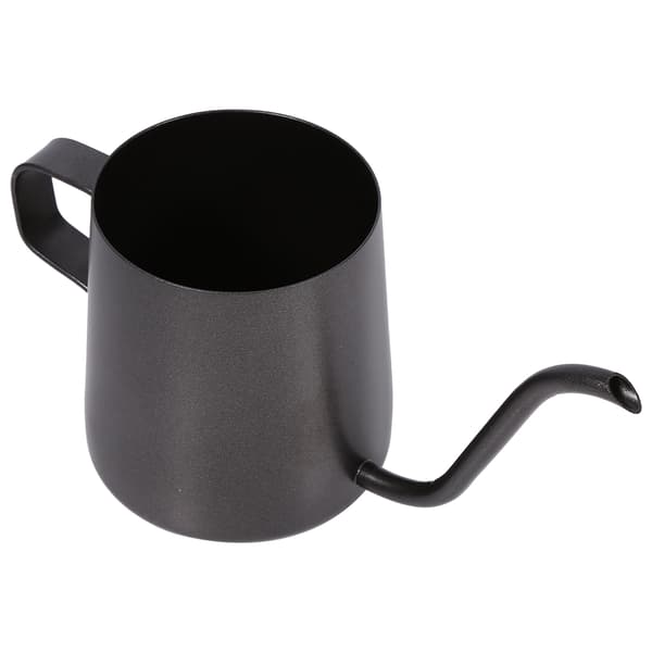 Sort rustfrit stål Gooseneck Hæld Over Kaffekedel 250ml