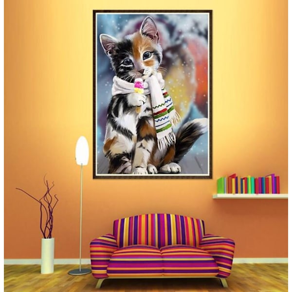 Diamond Painting Animal Embroidery 5D DIY ristipistosarja