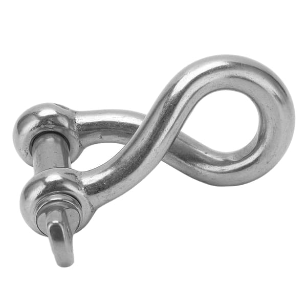 Rustfrit Stål M10 Vridbar Shackle til Marine Sejlads