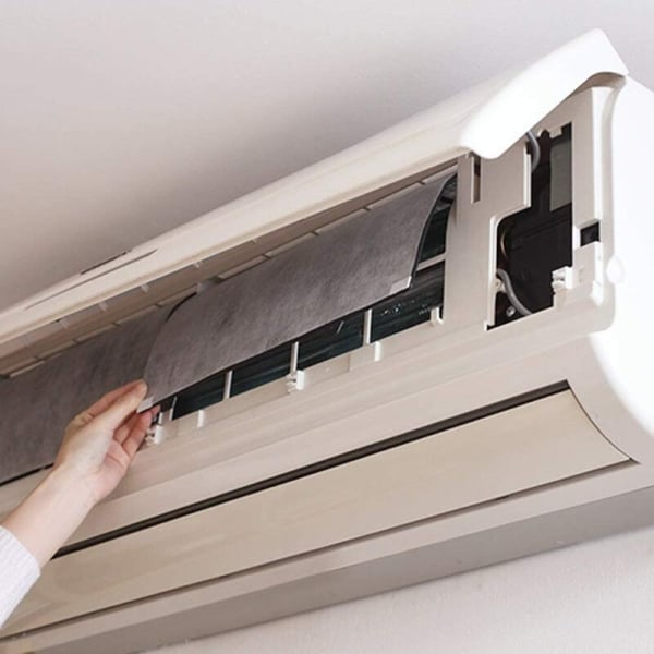 Airconditionfilter, 5 stykker skåret til at passe til airconditionudgang - PET-papirrensningsnet
