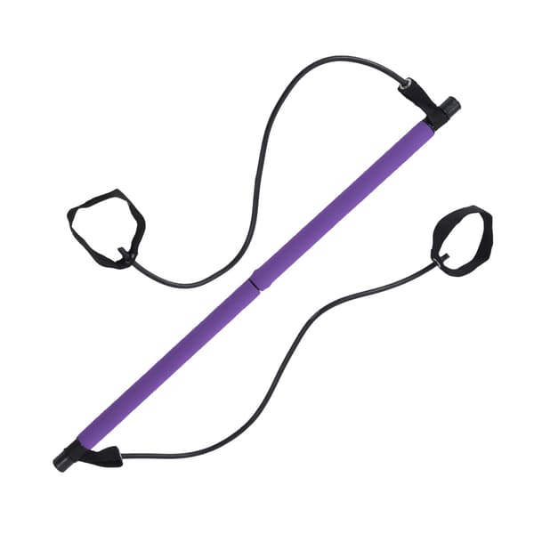 Multifunktionell Elastisk Pilatesstång Yogastretchrep Hemmagymutrustning