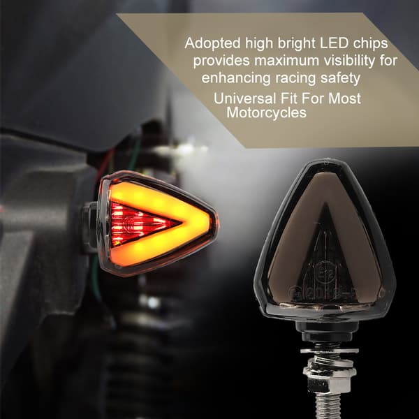 Motorcykel LED Blinklys Kørelys Blinker Universal 1 Par