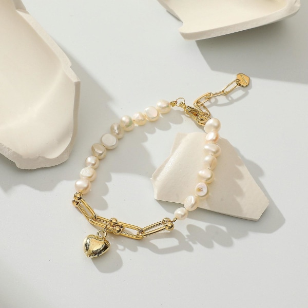 Rannekoru Baroque Pearl Daily Outfit Metallic Element B1507