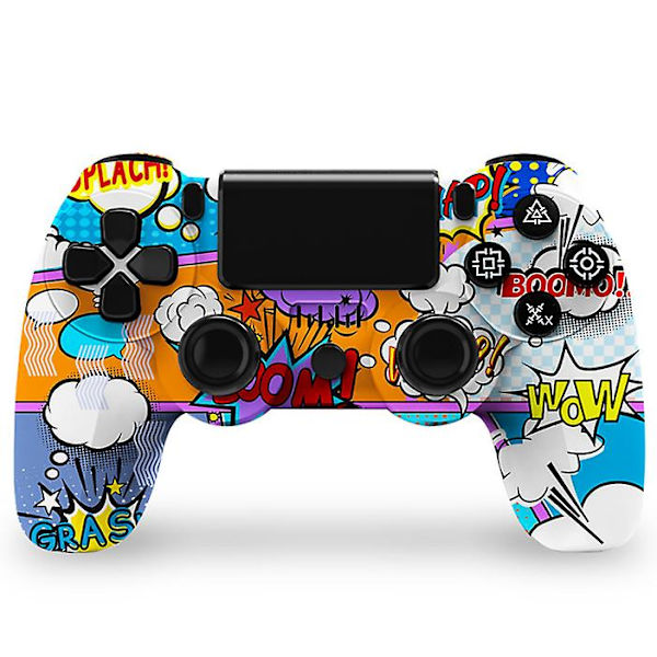 PS4 trådlös Bluetooth -spelplatta White