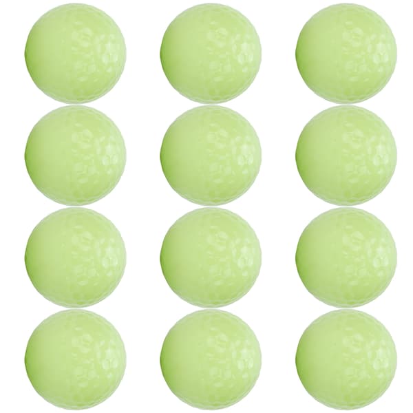 12 stk. Selvlysende, flydende natgolfbolde til natsport