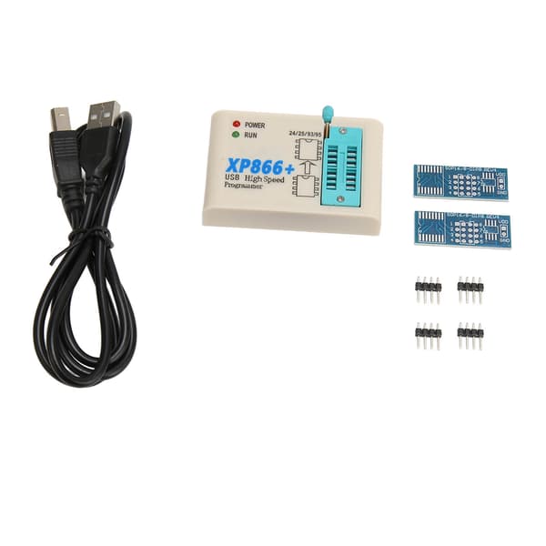 Höghastighets SPI FLASH Programmeringsmodul USB BIOS Chip Programmeringskit för 24 25 93 EEPROM