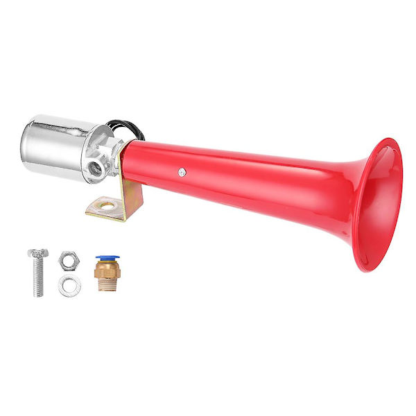 Auton äänitorvi 12v 24v Universal Loud Sound Vedenpitävä Kiinnitystorvi ruuviosilla 180db Auton viheltävä auton tarvikkeet