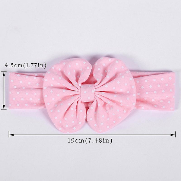 3kpl/ set Baby Girl Hiuspanta Lasten Joustavat Hiusnauhat Hiukset Baby Bowknot Kampaukset Lapsille Turbaani New 6