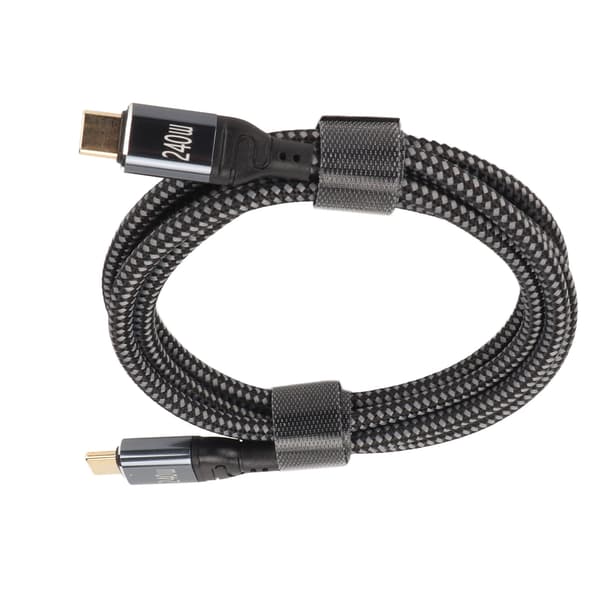 USB C - USB C -kaapeli 240W PD USB 2.0 480Mbps uros-uros datakaapeli 1,5m