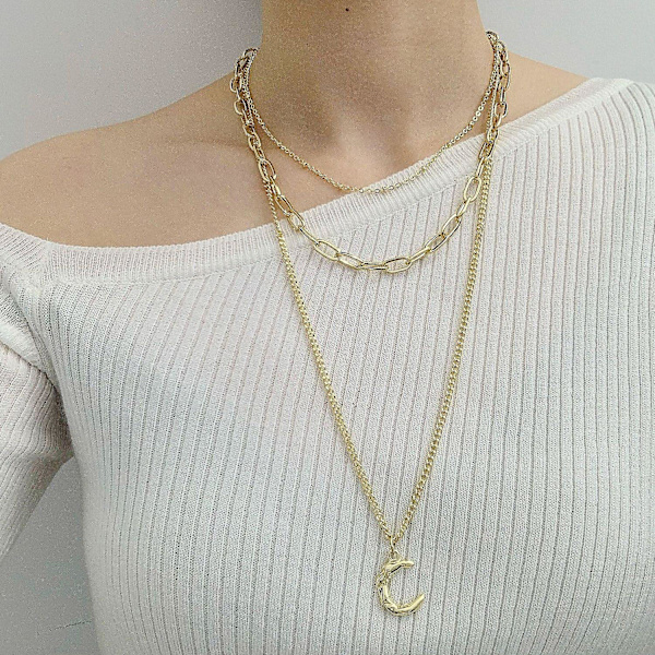 Halsband Moon Fashion Smycken B1895 N2003-08