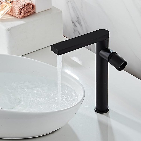 Tvättställsblandare - Svart 17*24.5*4.7CM black