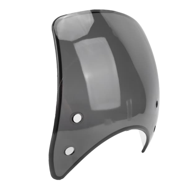 Retro Motorcykel Vindskærm 5-7 Tommer Forlygte Grå PC Materiale