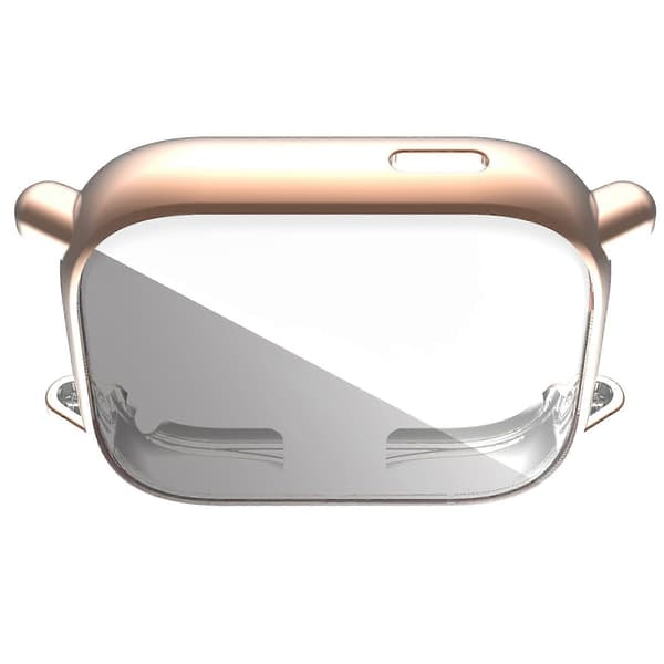 For Amazfit GTS 2 Full Coverage TPU Electroplating Watch Case Rose Gold