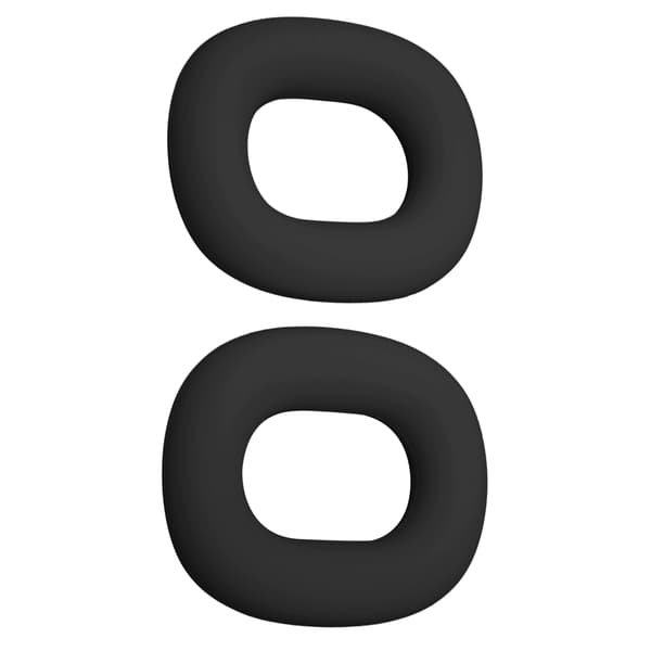Erstatningsøreputer for headset, silikon, svettebestandige øreputer for IOS Earbuds Max, svart