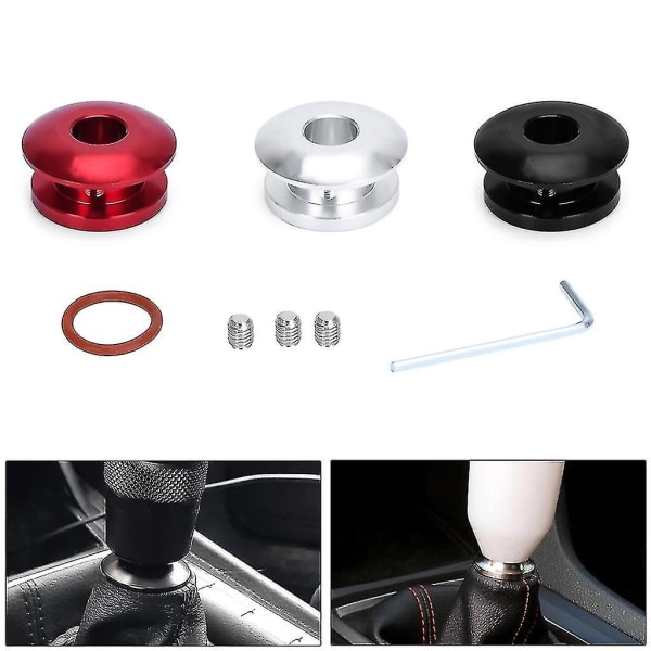 Sort Universal Shifting Head Limiter Fast Base Biltilbehør Shift Knob Shifter