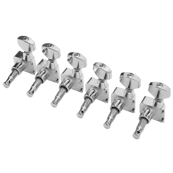 6 Set Stängda Gitarrstämskruvar Maskinhuvud Stämskruv Kit för Fender Elgitarr