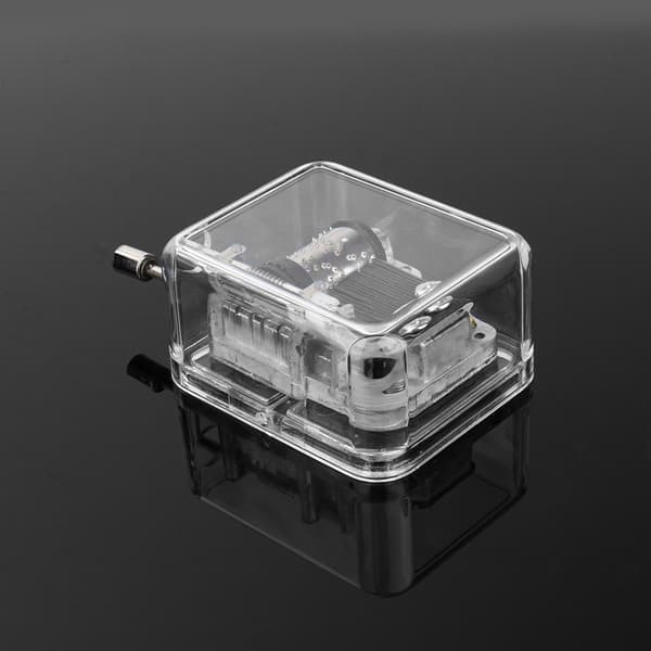 Utsökt Hand Crank Musical Box - Mode 18 toner - Perfekt barnpresent