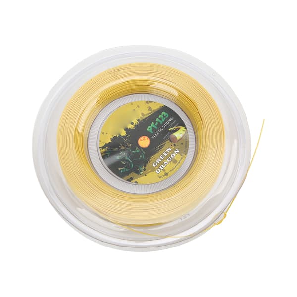 Tennissträng 200m 1.25mm Polyester Styv Träningsracket Tråd Gul
