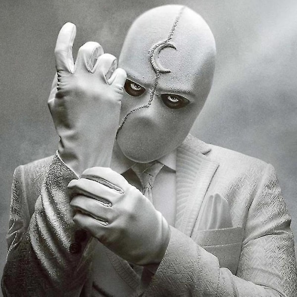 Moon Knight Cosplay Masque Kostume Latex Casque Halloween Fte Carnaval Tilbehør