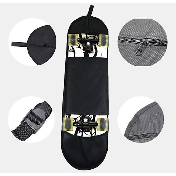 Take-up taske til rullebræt Vandtæt Longboard taske Oxford Skateboard Praktisk håndtaske Longboard rygsæk lang til max 30 tommer (80 cm)