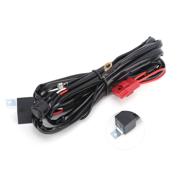 2m DT Interface Vandafvisende Sort Switch Ledningsnet 40A 12V til LED Bil Spotlights