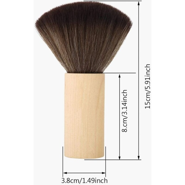 Hair Neck Duster Brush, Frisør og Salong Brush