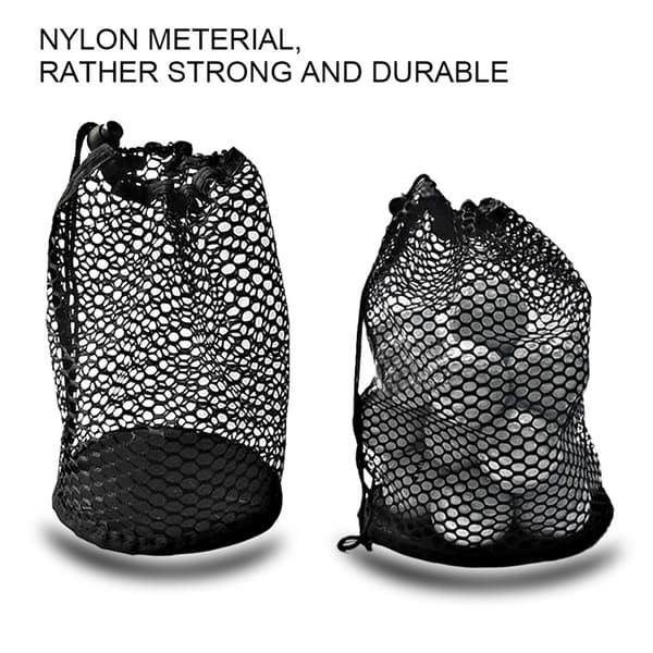 Mesh Golfboldtaske Nylon Opbevaringsholder til 12 bolde