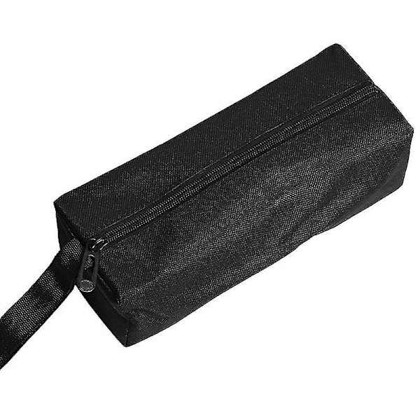 bærbar værktøjsopbevaringstaske med lynlåslomme Black Large