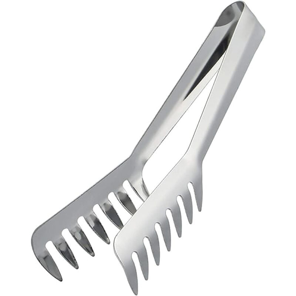 Spaghetti tang 20,5 cm, rustfrit stål, INOX spaghetti tang, spaghetti server, varmebestandig server tang