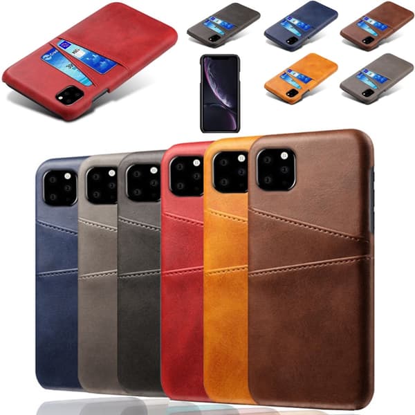 [qg]iPhone 11 deksel kortholder - Grå Grey Iphone 11