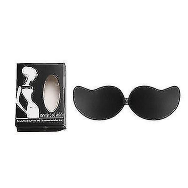 One Piece Invisible Backless Sticky Bras black B