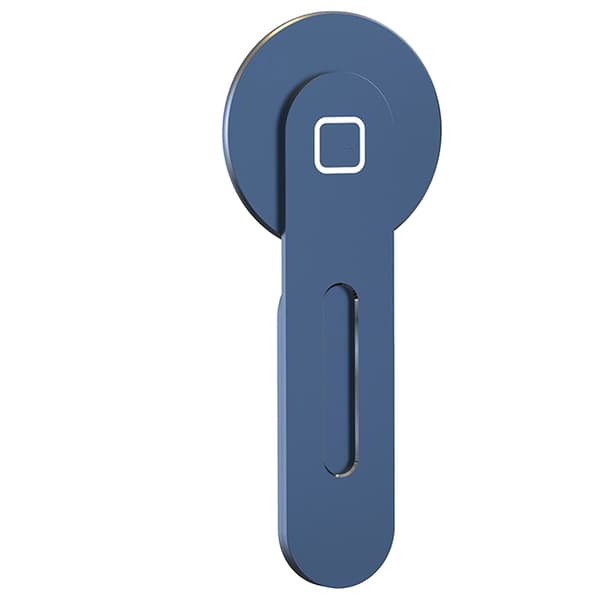 Magnetisk telefonholder til bærbar computer til iPhone 12 13 Aluminiumlegering Sidemontering Stærk magnetisk kraft Blå