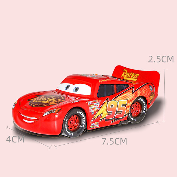 Lasten leluautotarina 95 dinosaurukset kaksiväri harmaa McQueen ensimmäinen ja kolmas sukupolvi kilpa-auto seosmalli