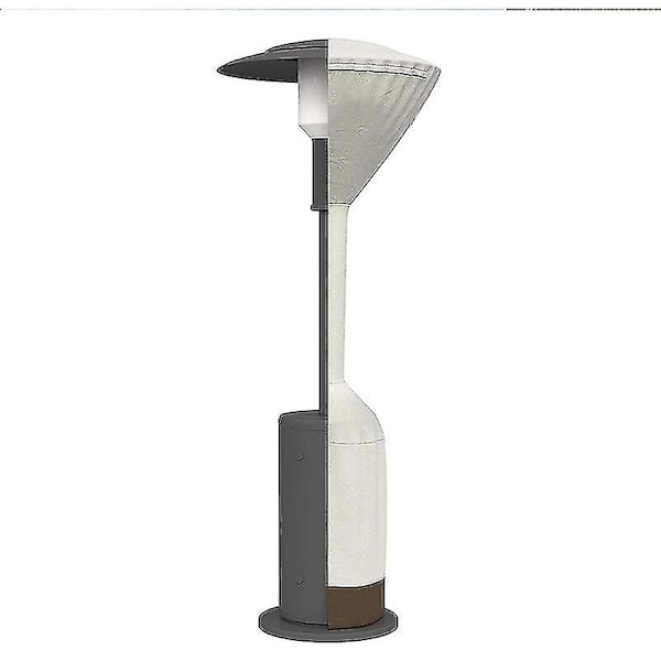 Varmeapparatdæksel 210D Oxford Klud Vandtæt Regnbaldakin Terrasse Støvsikker Have Patio Varmeapparatdæksel 241*86*48CM