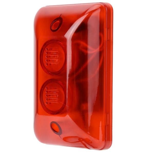 12V Kablet Alarm Strobe Sirene Lyd Blinkende Lys Sikkerhetssystem