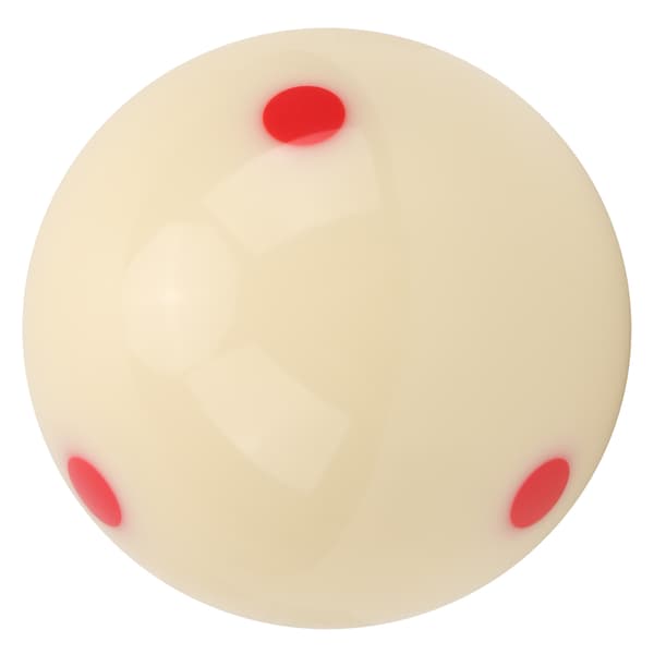 Standard træningskøbold til pool - 57,2 mm Red Dot Practice Billardtilbehør
