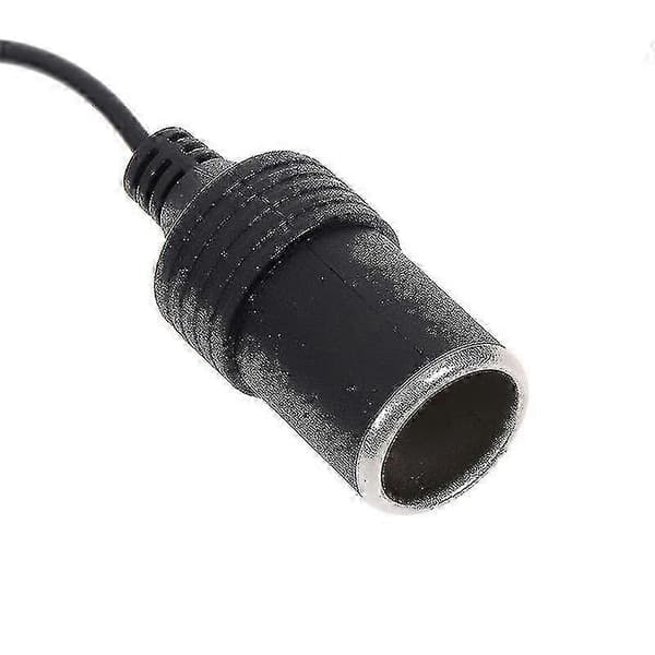 5V 2A USB-port til 12V 8W billaderuttakadapteromformer for bil Black