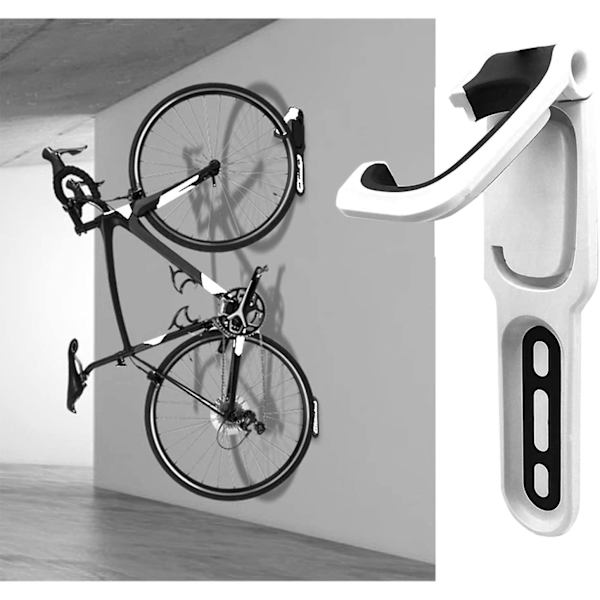 Fjärrstyrt cykelställ Fällbart vertikalt cykelställ, väggmonterad Heavy Duty cykelväggkrok Garage för garagebod Orange