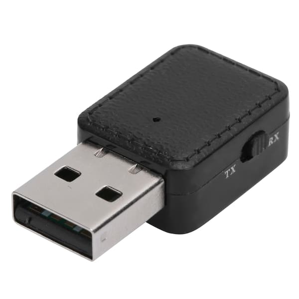 Bluetooth 5.0 Audio Mottaker Sender 2 i 1 USB Høyttaler Musikkadapter Plug and Play