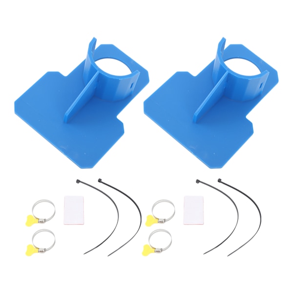 Stödfästen för poolslang 2-pack Blå
