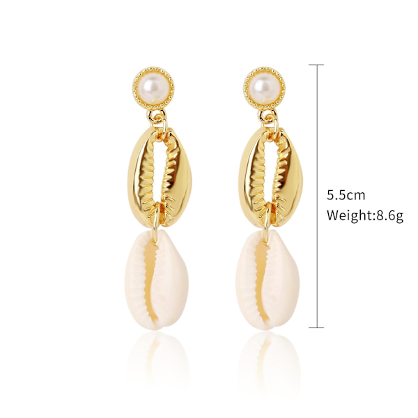 Øredobber Bohemia Shell Fashion Jewelry B2337 E1903-19